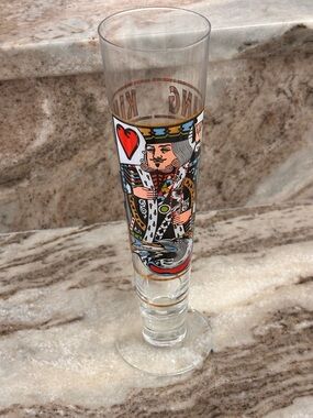 RITZENHOFF KLAUS MEINHARDT 9.75" Pilsner Glass Art LAURENCE GARTEL King Germany